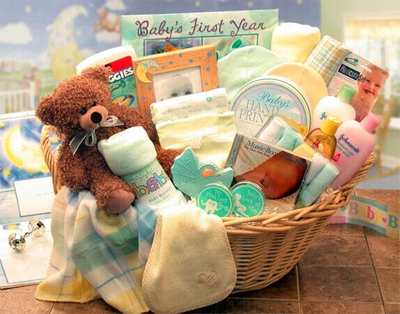 Deluxe Welcome Home Precious Baby Basket