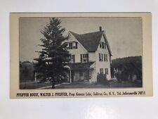 Vintage 1910 Pfeiffer House Jeffersonville New York Divided Back Postcard picture