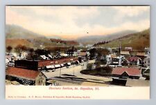 Royalton VT-Vermont, Business Section, Aerial, Antique, Vintage Postcard picture