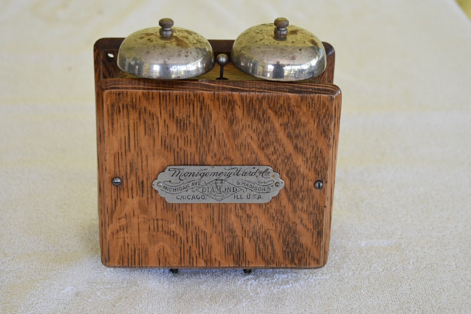 Montgomery Ward & Co. Candlestick Telephone Ringer - Diamond Series