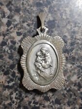 Vintage St Anthony Tela Toccata Alla Lingua Padova Touched Tongue Relic Medal  picture