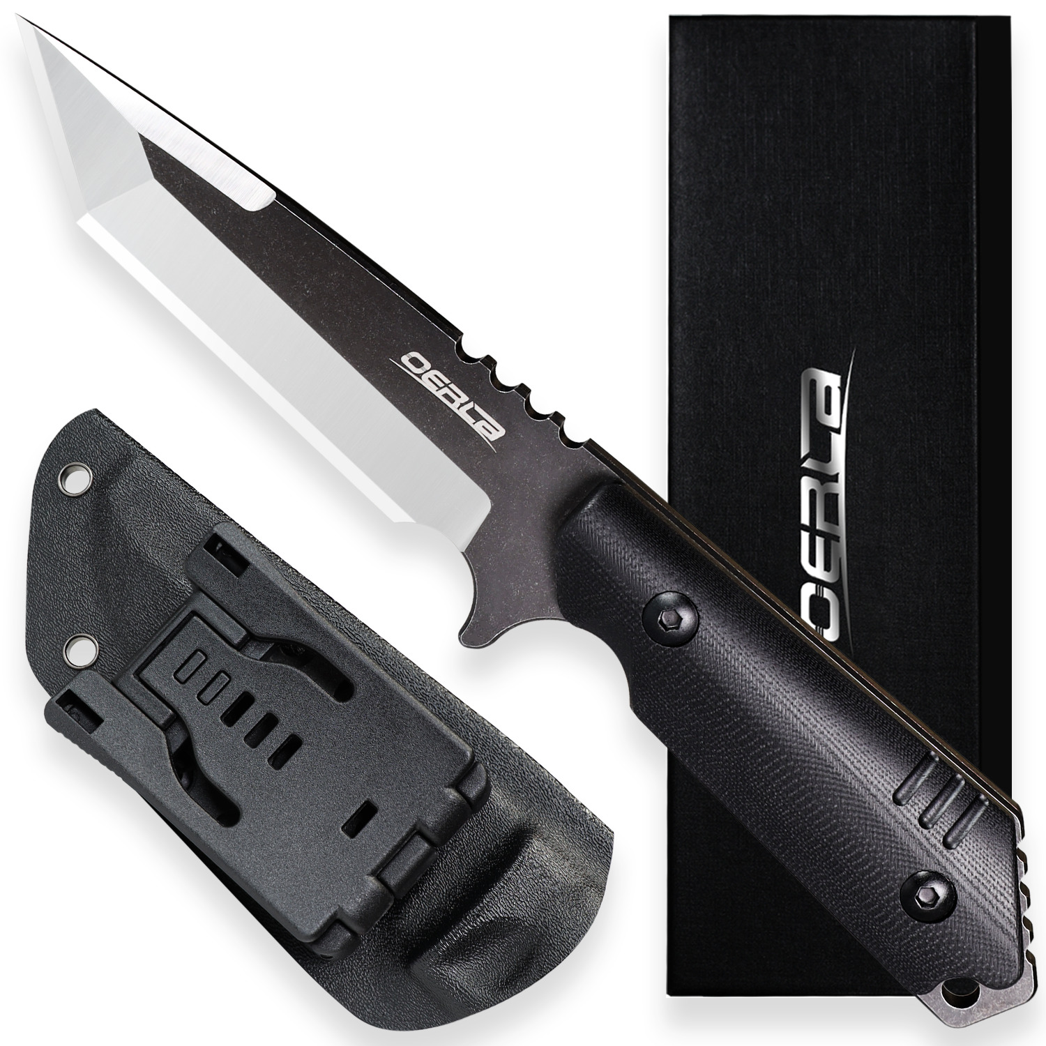 OERLA OLX-004 Tactical Knife Field Full Tang Fixed Blade Outdoor Camping Knife