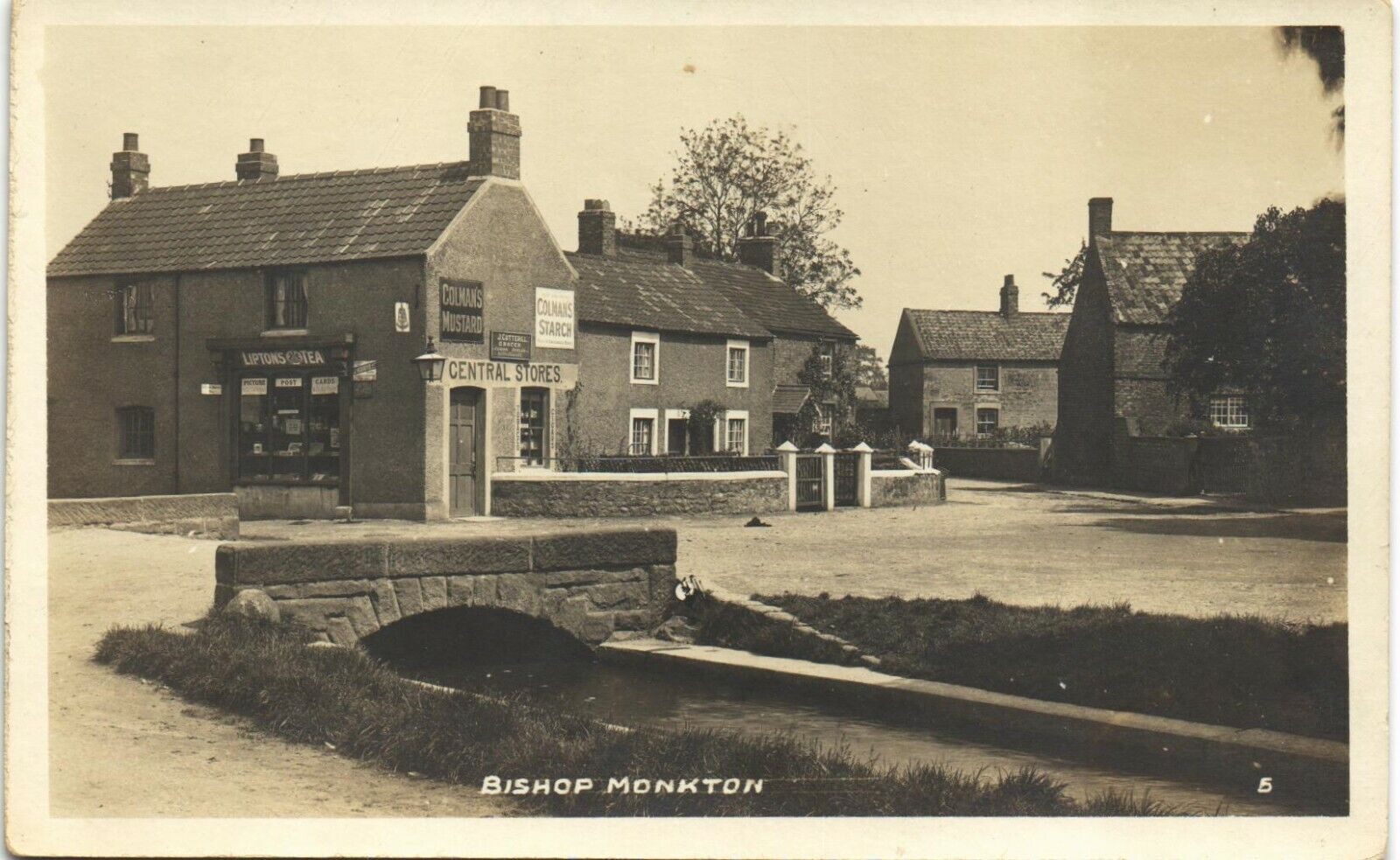 Bishop Monkton near Ripon & Boroughbridge # 5. J.Cotterill Shop.
