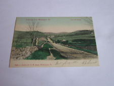 Vtg Wilmington VT Postcard East of Village Road Trees Stone Wall Fence UDB picture