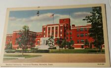 1930s  linen postcard Uncas on Thames Norwich CT tuberculosis hospital closed 95 picture