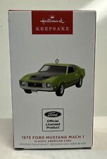 2023 Hallmark Keepsake 1973 Ford Mustang Mach 1 Ornament picture