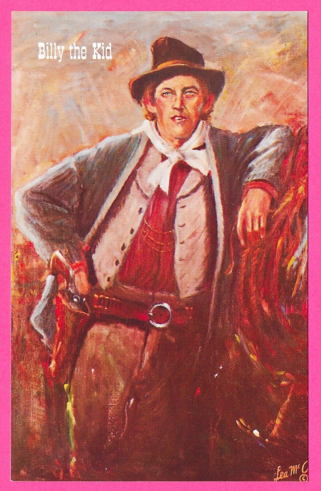Billy The Kid - Gunfighters of the Old West Post Card