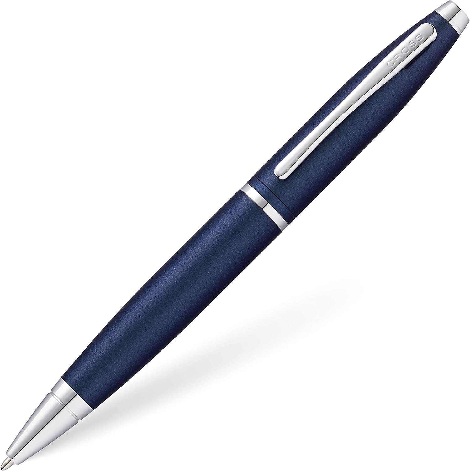 Cross Calais Matte Metallic Midnight Blue Ballpoint Pen (AT0112-18)