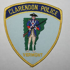 CLARENDON POLICE Vermont VT PD patch picture