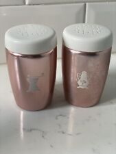 Vintage West Bend Aluminum Salt And Pepper Shakers Salty Very Worn picture