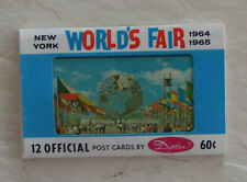 1964-65 NEW YORK WORLD'S FAIR    12 OFFICIAL POSTCARDS IN PACKET picture