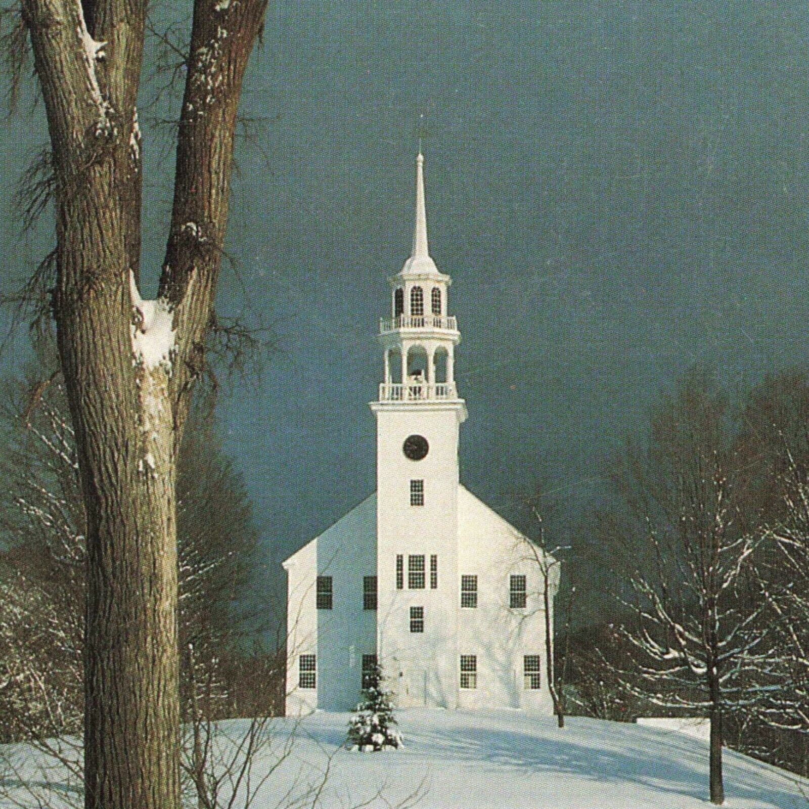 Town House Steeple VT Strafford Vermont c1987 UNP Chrome New England Postcard