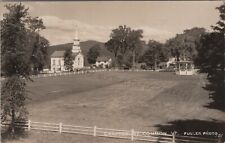 Craftsbury Commons, VT: Gazebo, Church - Vintage Orleans Co, Vermont Postcard picture