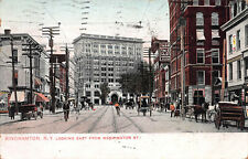 Looking East from Washington St., Binghamton, NY,  Early Postcard, Used in 1907 picture