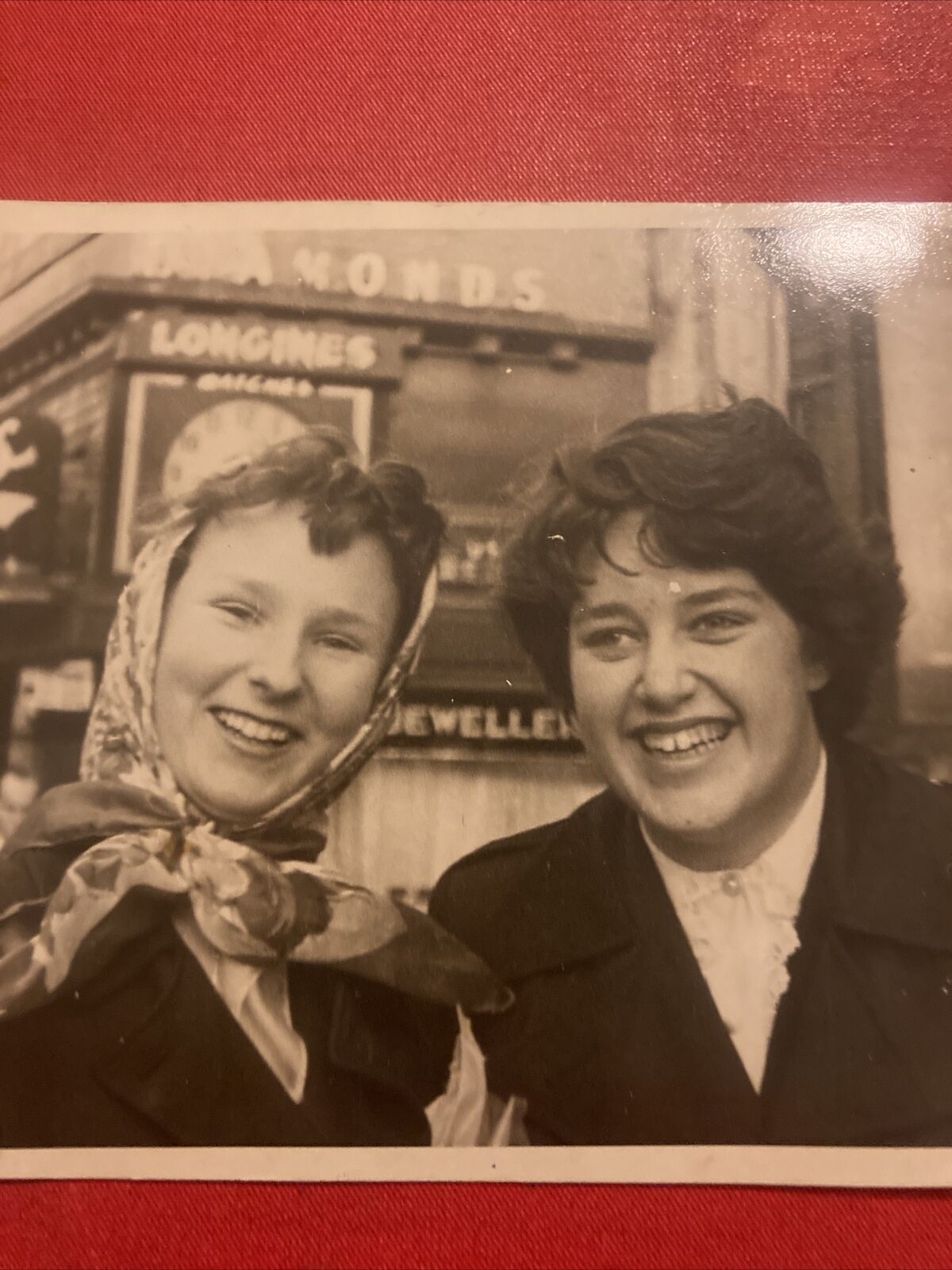 Vintage Photograph, 1952 Ladies In Front Of Vancouver Jewellery Store Photo PH14