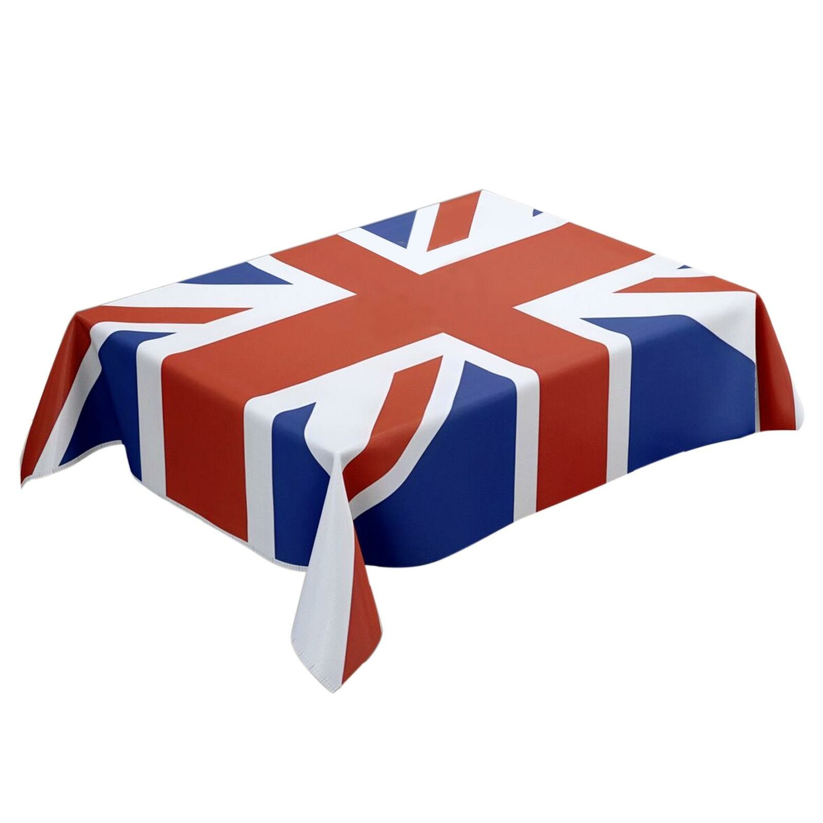 Union Jack Table Cover UK Royal Party Tablecloth Reusable UK Flag Table Cover