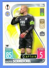 Topps match attax tcg 2021-22 uefa cl #83 kasper schmeichel leicester city fc picture