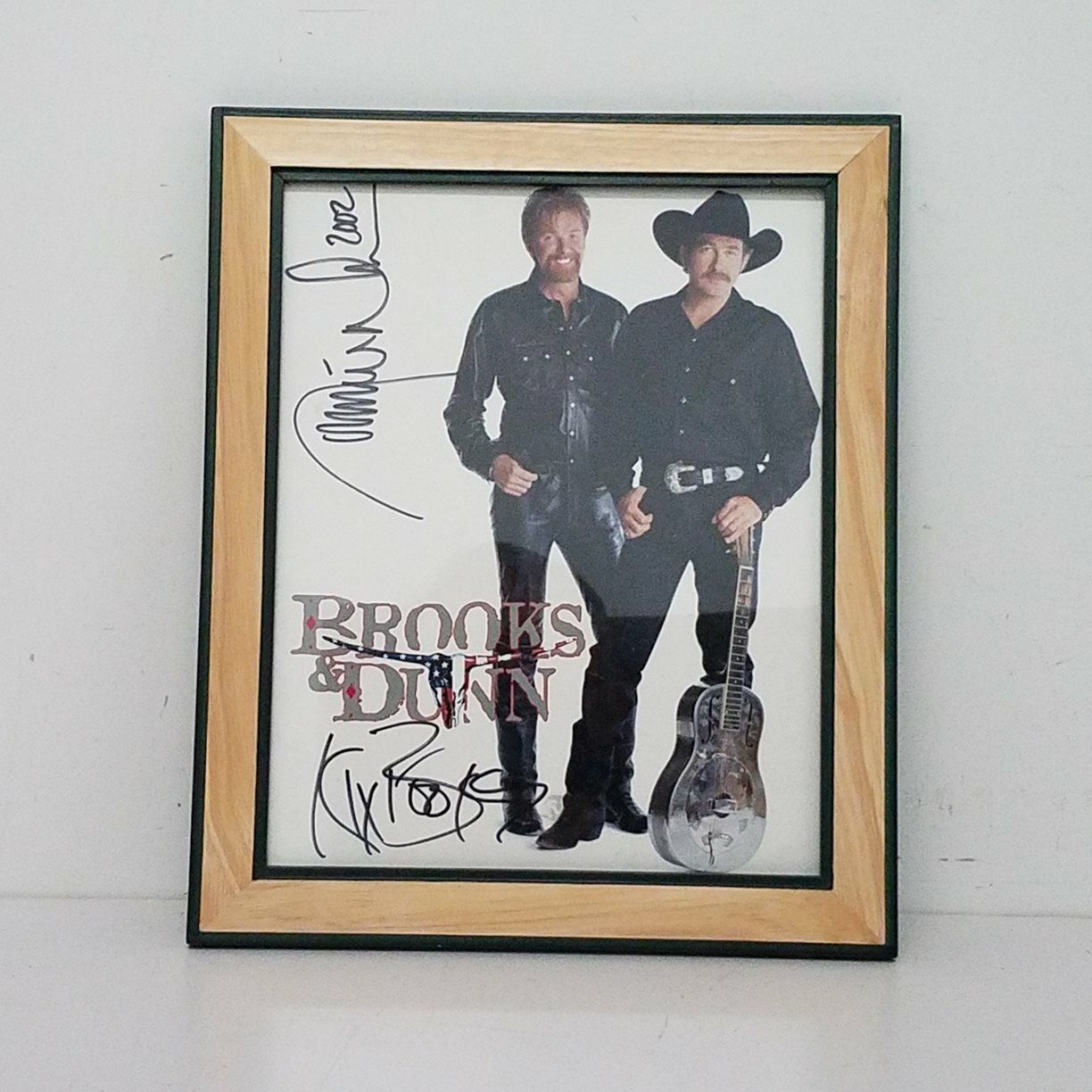Brooks & Dunn Autographed 8x10 Photo in Frame