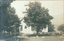 Danby, Vermont - Cong Church RPPC - Vintage Rutland Co, VT real photo Postcard picture