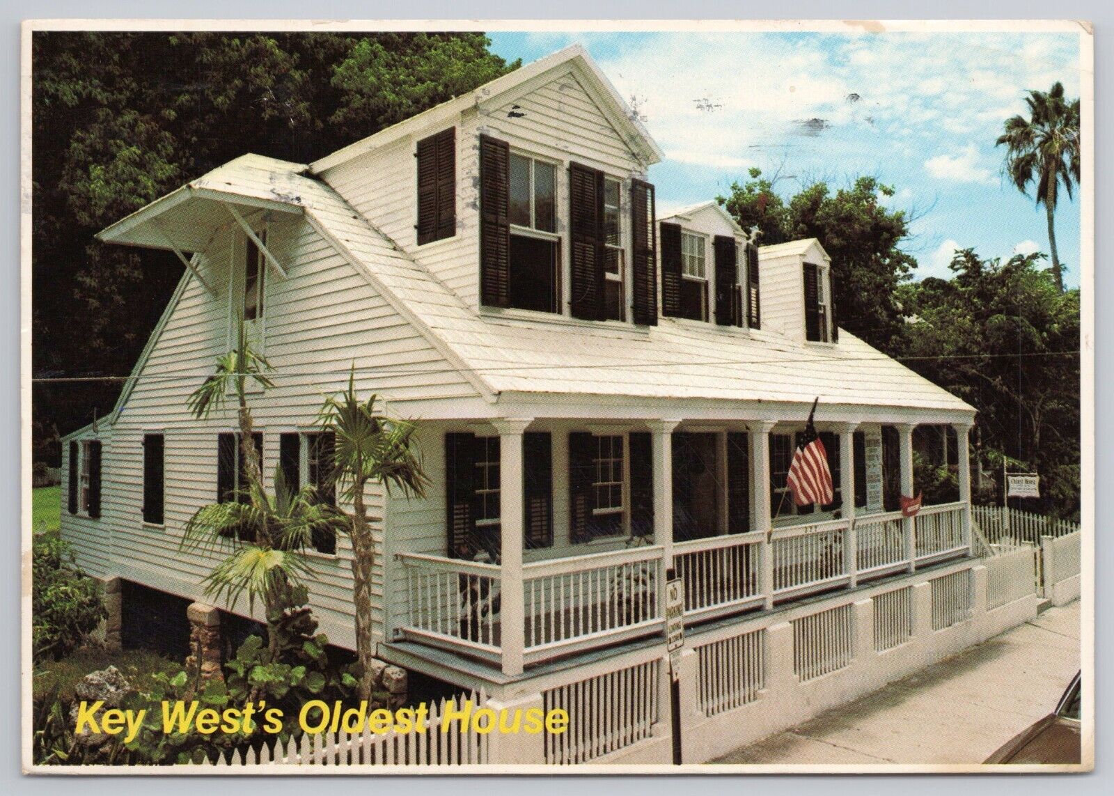 Postcard Key West\'s Oldest House Florida