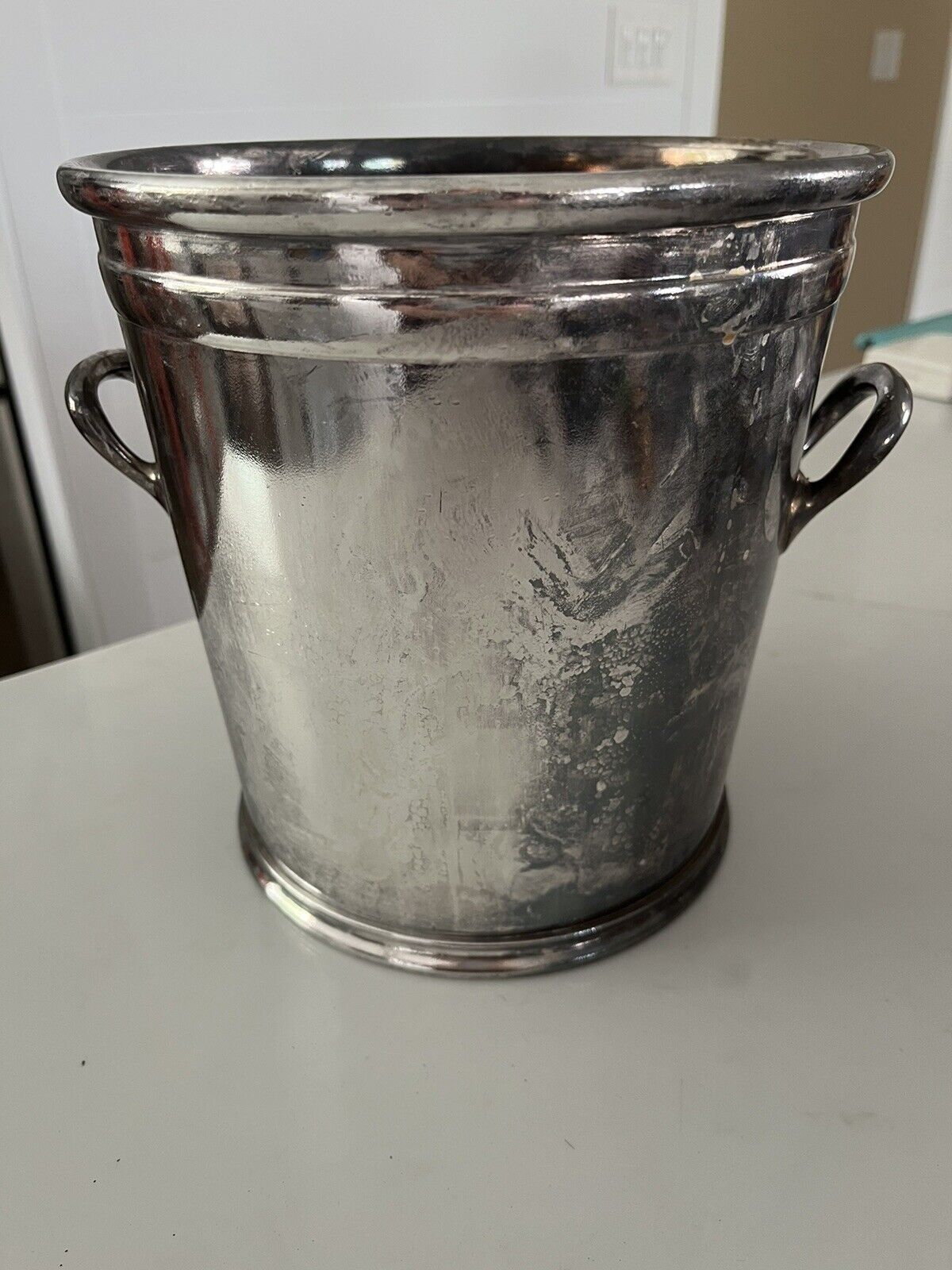 Vintage Reed & Barton Silver Soldered Ice Bucket - Used