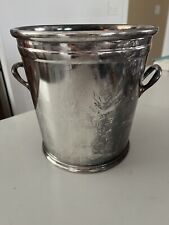 Vintage Reed & Barton Silver Soldered Ice Bucket - Used picture