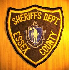 GEMSCO NOS Vintage Collectible Patch SHERIFF ESSEX COUNTY MA Original 1972 picture