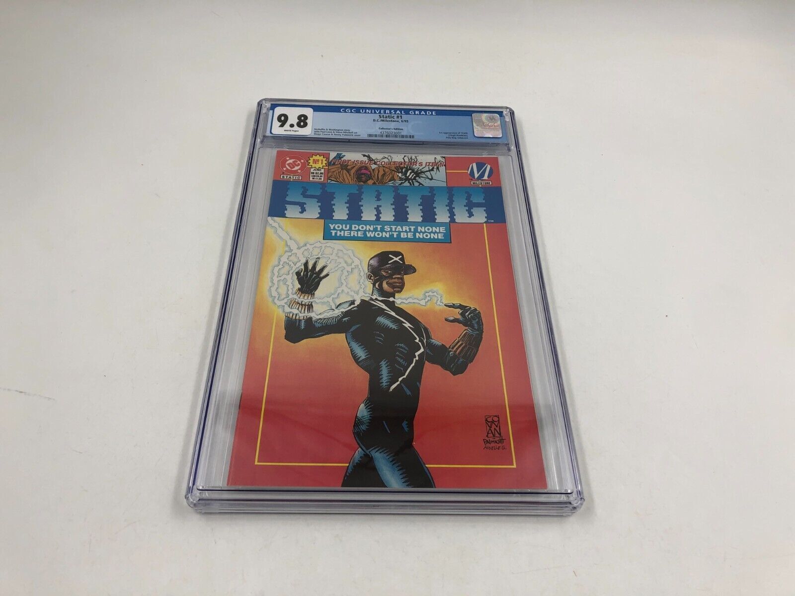 Static #1 CGC 9.8 Collector's Edition 1st Appearance Static Shock Milestone 1993