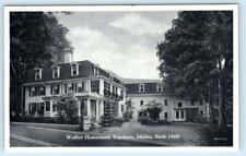 TOPSHAM, Maine ME ~ WALKER HOMESTEAD Sagadahoc County c1940s Postcard picture