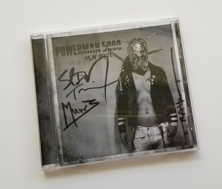 Powerman 5000 Autographed CD New Wave Never played 