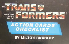1985 MILTON BRADLEY TRANSFORMERS ACTION CARDS 4-96 G1 HASBRO [PICK/YOUR CHOICE] picture