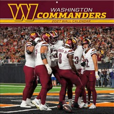 Turner Licensing, NFL Washington Commanders Football Team 2027 Wall Calendar picture