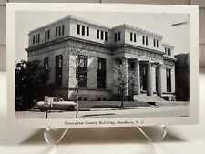 Gloucester County Building, Woodbury, New Jersey NJ Vintage Car Postcard picture