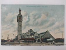 Worcester Union Station Postcard Railroad Station Depot  Massachusetts Kodak  picture