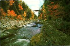 Postcard VT - Quechee Gulf Gorge Bridge Dewey's Mills, Vermont   00780 picture