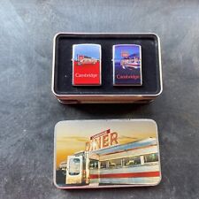 ZIPPO Cambridge Set Of 2 Cigarettes 1997 Not fired Unfired picture