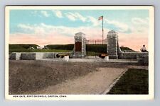 Groton CT-Connecticut, New Gate, Fort Griswold, Antique Vintage Postcard picture