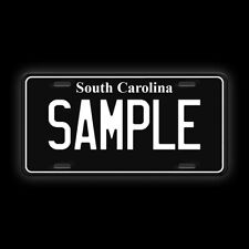 Black Custom South Carolina Vanity License Plate picture