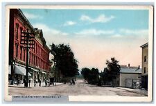 1921 East Allen Street Road Trees Winooski Vermont VT Antique Vintage Postcard picture