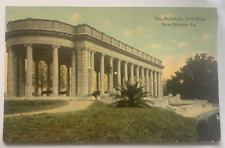 The Peristyle City Park New Orleans Overlooks Bayou Metairie Vintage Postcard picture