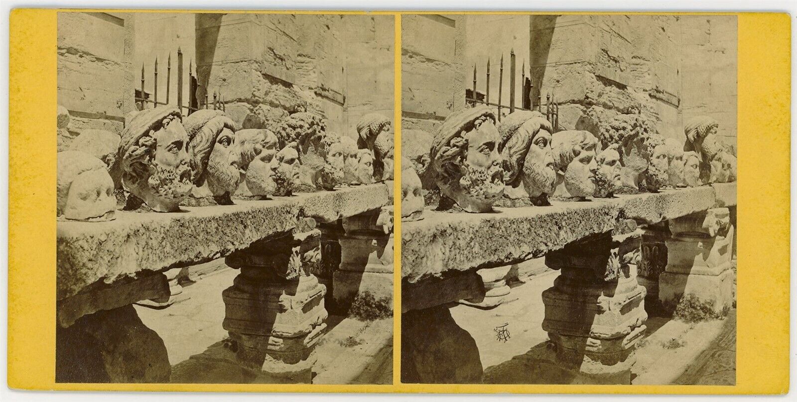 GREECE SV - Athens - Sculpted Heads - Frank Good 1860s