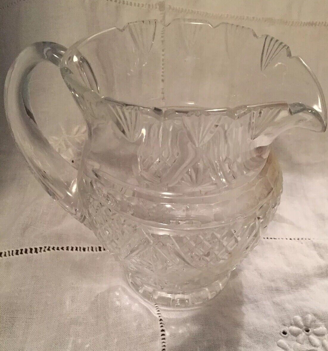 WATERFORD SOCIETY JUG/PITCHER, 6 3/4\