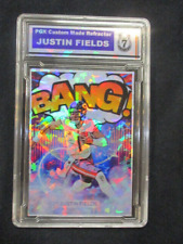 2021 RC JUSTIN FIELDS Cracked Ice BANG  Refractor Limited Editon PGX Studios za picture