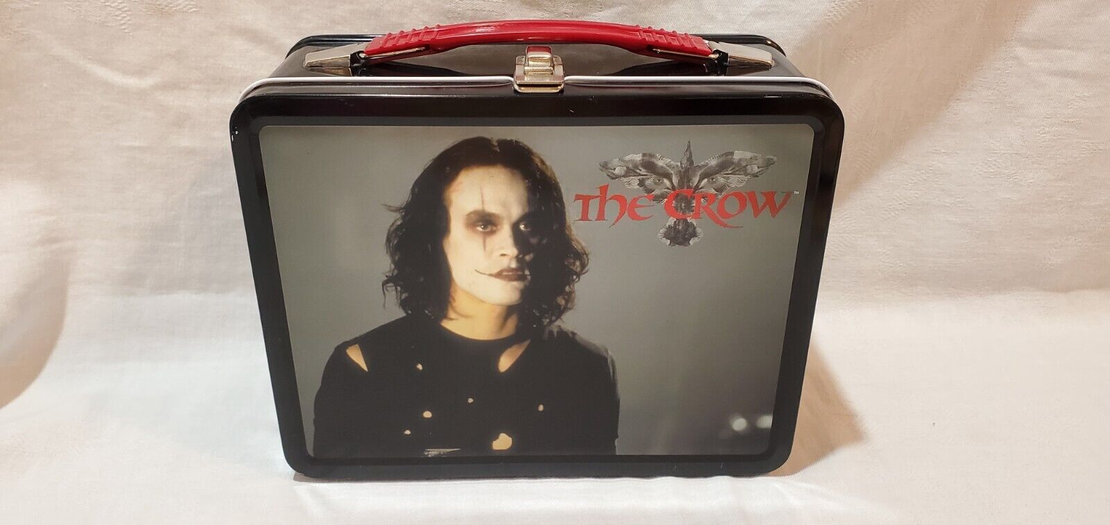The Crow Metal Lunch Box Lunchbox 2001 Crowvision Inc NECA Brandon Lee No Thermo