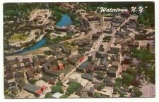 Waterville NY 1950s Aerial View Postcard New York picture