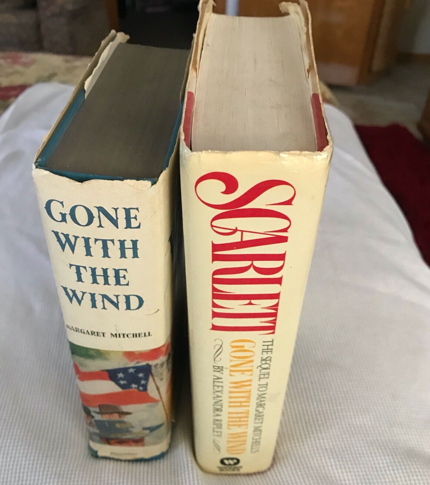 GONE WITH THE WIND 1996 REPRINT AND SCARLETT 1991 A SEQUEL TO THE GWTW BOOK