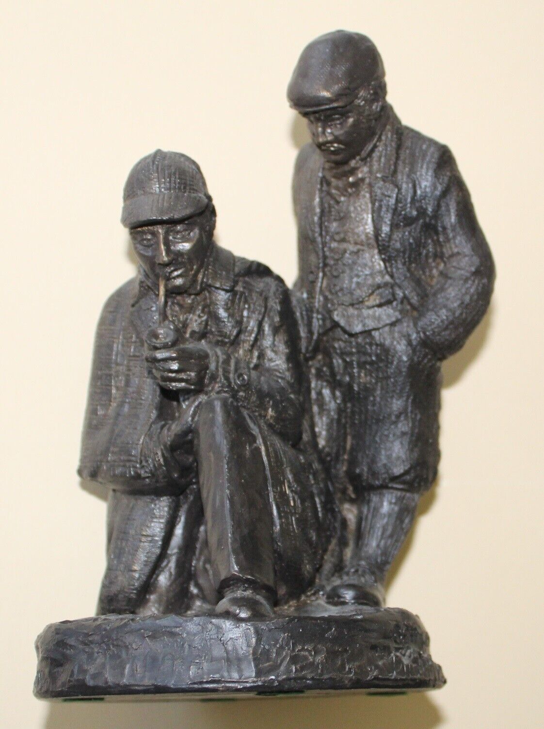Sherlock Holmes and Watson sculpture - C. Harness