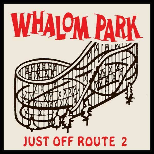 Fridge Magnet - Whalom Park Amusement Park Roller Coaster Lunenburg MA