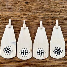 Lillian Vernon Nativity Carousel BLACK FAN BLADES Lot of 4 Replacements picture