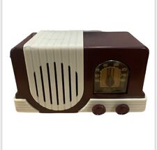 Addison Waterfall Radio Bakelite R5AI Antique 1940s Model 19 Red And White RARE picture